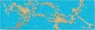 TruStone Pen Blank - #40 Turquoise with Gold Matrix