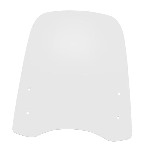 Pare-brise déflecteur de vent Mikinona en plastique PC pliable et transparent pour moto et scooter