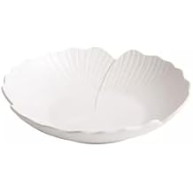 Dinner Plates Set Creative Western Dinner Plate Large Deep Plate Soup Plate White Ceramic Dinner Plate Desktop Decorative Tableware Kitchen Salad Bowl Color 20cm