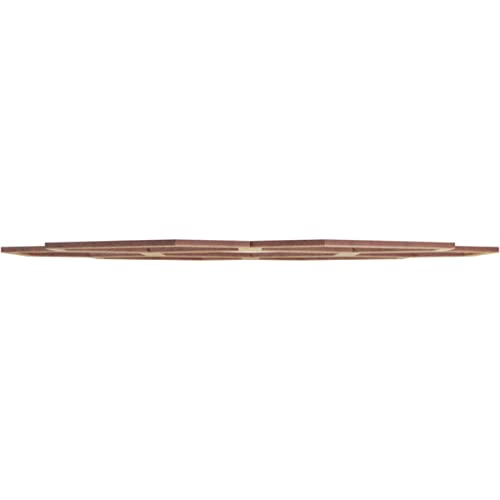 Image of Ekena Millwork 22 inchOD x 7 3 /4 inchID x 3 /8 inchT Florin Wood Fretwork Pierced Ceiling Medallion, Hickory