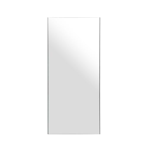 Pure Luxe 割れない鏡 全身鏡 フィルムミラー ロングタイプ 超軽量 割れない ミラー 鏡 高さ180cm 幅80cm 姿見 壁掛け 防災 玄関 おしゃれ 薄い 省スペース 立て掛け ジム ダンス教室 安心 安全 簡単設置 (ブラック, 80×18