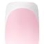 01 S - Square White French in Pink Base
