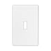Cooper Wiring Devices PJS1W Wall Plate 1 Gang Toggle SCREWLESS White