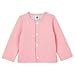 Petit Bateau A01cj Maglione Cardigan, Rosa, 6 Mesi Bimbo