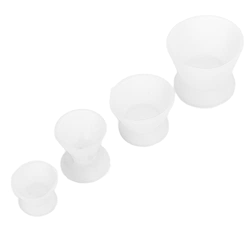 Set de 4 tazones de mezcla de silicona para laboratorio miniatura 2