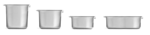 Bac à glace Profi Line HENDI 802052 en inox pour vitrine réfrigérée