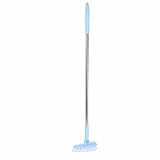 1 Piece Scalable Rotatable Long Extendable Handle Removable Tub/Bathroom/Tile/Scrub Brush Scrubber Telescopic Lightweight Alloy Handle Detachable (Blue)