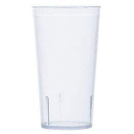 G.E.T. Unbreakable Stackable Restaurant Plastic Tumbler/Cup (Set of 12) 16 Ounce Clear | For Restaurants and Home, Dishwasher Safe, BPA Free - Image 2