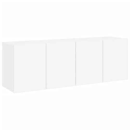 vidaXL TV Wandschrank 2 STK., TV Schrank mit viel Stauraum, Wandmontage...