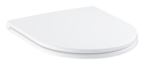 GROHE Bau Ceramic Abattant WC Ultra-fin (Duroplast, Fermeture Douce, Démontage rapide, Facile à...