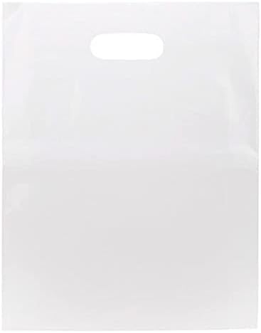 ClearBags 100 Frost Handle Bags 15×18, Extra Thick