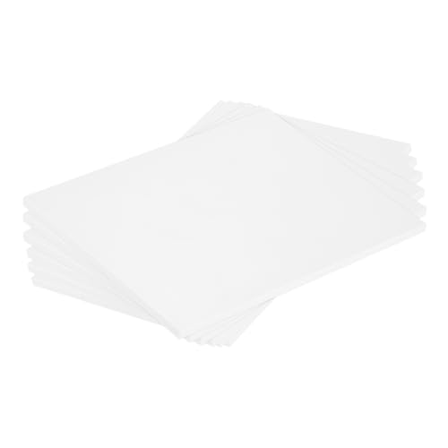MECCANIXITY ABS Plastic Sheet 8 Inch x 6 Inch x 0.24 Inch ABS Styrene Sheets for Building Model DIY Crafts Panel White 6 Pcs