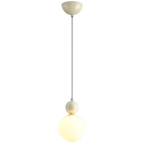Chandelier de chevet de chambre style crème française G9 suspension filaire unique