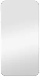 Espelho Adesivo Plástico Decorativo Flexível Adesivo Espelhado Retangular ou Oval 30x60(Retangular)