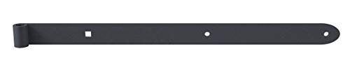 Gah-Alberts Ovado Door Hinge Zinc-Coated and Plastic-Coated Basalt Grey Rolle 16 mm / 600 mm, Steel