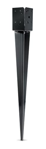 Simpson Strong-Tie FPBS44 E-Z Spike Black Powder-Coated Post-Base Spike for 4x4 (Pack of 4)