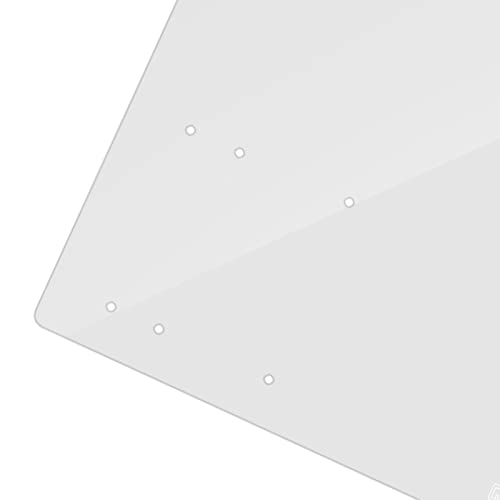 Gabinete transparente de acrílico para computadora, base DIY para placa madre Micro-ATX, diseño moderno, mejor refrigeración, ideal para pruebas o juegos, 10.55 x 10.55 pulgadas miniatura 7