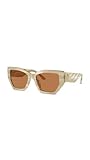 Tory Burch TY7187U Brown & Ivory Horn Sunglasses 53mm