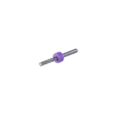 Fraise maïs 0.6mm queue de poisson pour découpe de précision CNC