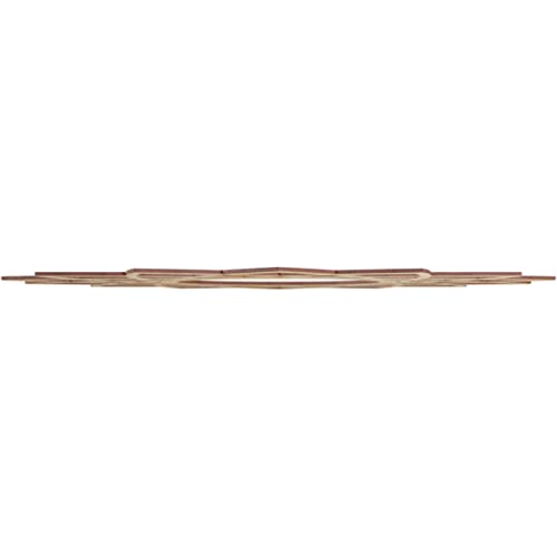 Image of Ekena Millwork 34 inchOD x 13 1 /8 inchID x 1 /4 inchT Eleanor Wood Fretwork Pierced Ceiling Medallion, Hickory