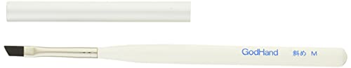ゴッドハンド 神ふでシリーズ うぶげ 斜め筆M キャップ付 模型用筆 GH-BRSUP-NM