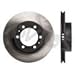 ADVICS A6F057 OEM ADVICS Ultra-Premium Disc Brake Rotor - Compatible with Select Toyota 4Runner, FJ Cruiser, Tacoma; Front; SINGLE