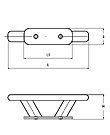 Klampe, 300mm