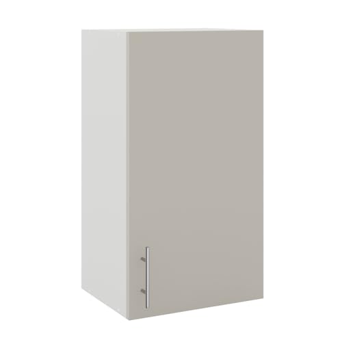 Image of JD Greta 400mm Kitchen Wall Cabinet with Door – Wall Unit – Cashmere Matt – Modern Storage Cupboard