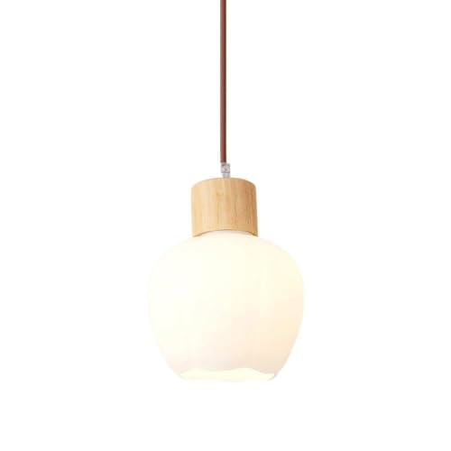 Mini lámpara colgante minimalista de vidrio translúcido estilo japonés