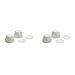 Fluidmaster 7115 Replacement Toilet Bolt Caps In White (Pack of 2)