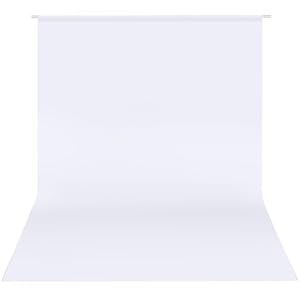 White Photography Backdrops for Photoshoot, HEMMOTOP 10×8 ft White Photo Backdrop Background Curtain, for Video Recording, Photographic Studio, Picture, Party, Photos, Product (Backdrop only)