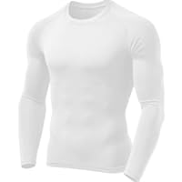 Camisa Térmica Masculina Segunda Pele Proteção Uv F7NEWSTYLE (BR, Alfa, GG, Regular, Branco)