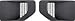 1970-81 Trans Am Fender Louvers-Pair