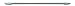 Puritan PurSwab 3" Lint Free Double Edged Pointed Cotton 2.2mm Tipped Swab w/Fine Paper Handle - 870-PC DBL - Case of 2500