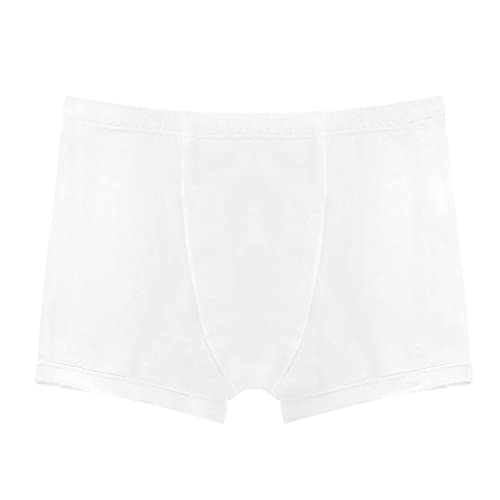 City Threads Boys Solid Swim Liner, Quick-Dry Under Trunks with UPF50+ Sun Protection Made in USA, White, 4