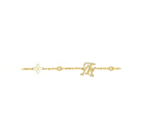 18K Gold Plated Women's Bracelet - Hypoallergenic Adjustable Chain, Minimalist and Sophisticated Jewelry2