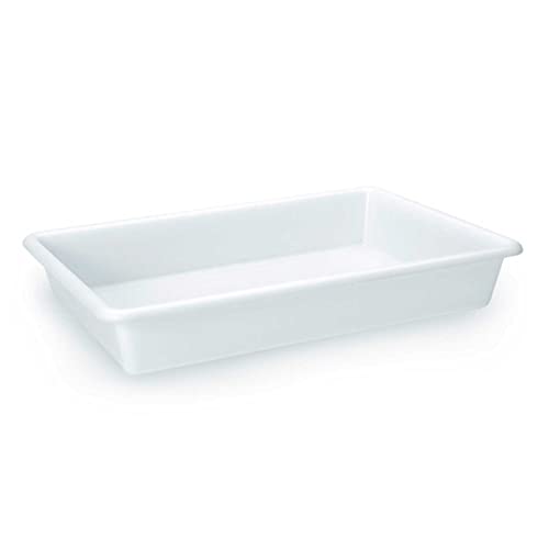 Tradineur Lot de 3 bacs réfrigérants de rangement, plastique réutilisables, servir aliments collations, fabriqué en Espagne, 9 litres, 48,5 x 33 x 8 cm -...