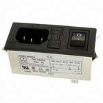 762-18/003, Power Entry Module Unfiltered M 3 POS 250VAC 6A Switch/Fuse ST 1 Port (2 Items)