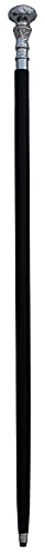 Fynjrex Cane -Gentleman Walking Cane With Silver Brass Handle - Lightweight Walking Stick - Canes For Men,Women And Seniors – Canes With Vintage Design #TOP2