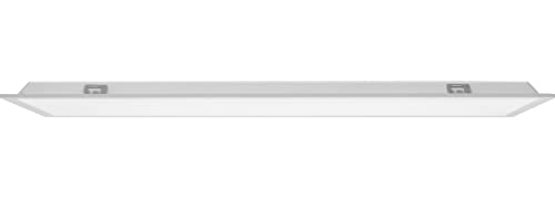 Image of Lithonia Lighting CPX 2x4 LED Flat Panel Light, 2 ft. x 4 ft. LED Light Panel, Ceiling Lighting Fixture for Shop Lighting, 4000 Lumens, 4000K Cool White, Non-Dimming, Smooth Satin Lens, 2-Pack