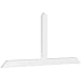 Ekena Millwork GBP072X33X0204POR00 Portland Architectural Grade PVC Gable Brackets 72"W x 33"H x 2"D x 4"F, 11/12 Pitch