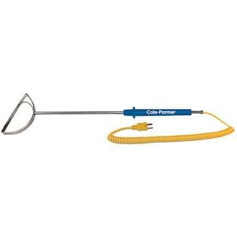 Digi-Sense Type-K - Sonda de rodillo (10,5 x 10,16 cm, cable de bobina de 1,5 m)