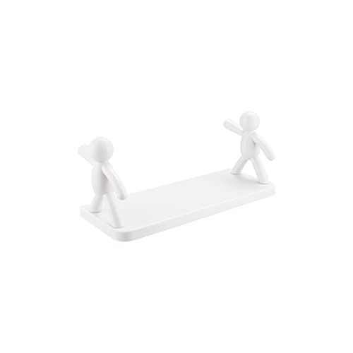 TITA-DONG Lot de 2 étagères Murales Flottantes pour Salle de Bain avec Poupée Mignonne, étagère de Rangement pour Humanoïde sans Perforation, étagère de Rangement pour Salle de Bain sans(Blanc) TITA-DONG Lot de 2 étagères Murales Flottantes pour Salle de Bain avec Poupée Mignonne, étagère de Rangement pour Humanoïde sans Perforation, étagère de Rangement pour Salle de Bain sans(Blanc)
