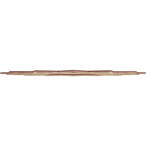 Image of Ekena Millwork 24 inchOD x 9 1 /4 inchID x 1 /4 inchT Eleanor Wood Fretwork Pierced Ceiling Medallion, Red Oak