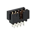 Molex/Waldom, 87831-5441, MilliGrid Vertical Shrouded Header - 8 Circuits - 2mm Pitch - .38AuLF - Solder - Through Hole - Black. (100 Item/s)