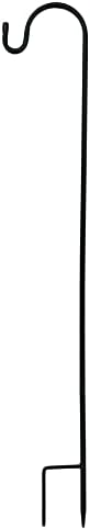 XUWEN Shepherds Hooks 31.5 Inch Matte Black Garden Stake image 5
