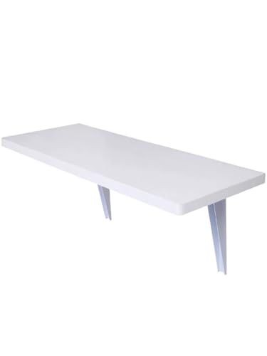 ZYAYNG Estantería de pared plegable de pared, estantería de pared blanca para dormitorio, baño, sala de estar, dormitorio, oficina