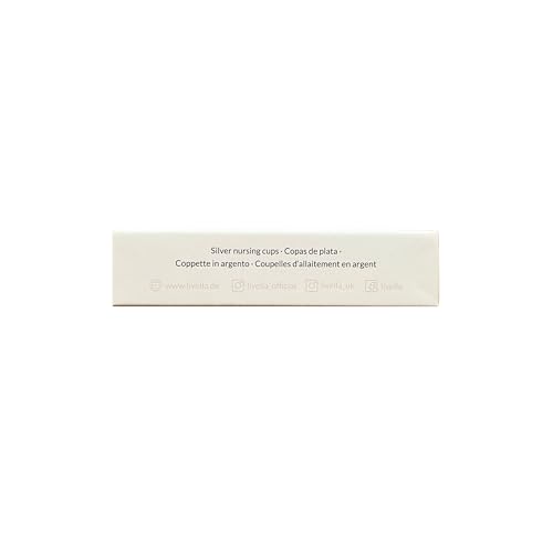 Livella 1021 Original Silver Nursing Cups - Made In Germany With 999 Silver - Universal Fit - Protect And Soothe Sore Nipples - Silver Nipple Shields For Breastfeeding thumb #10