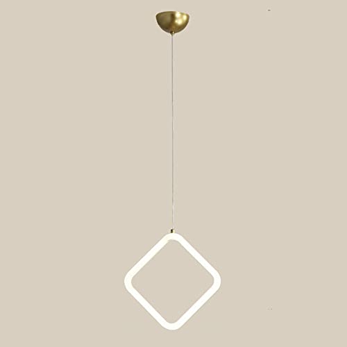 Suspension table à manger dorée chic pour éclairage îlot de cuisine