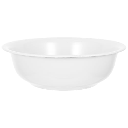 Bassine émaillée rétro blanche pour mariages champêtres et usage nomade - 2